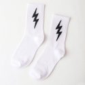 Guys Lightning Print Socks 1pair