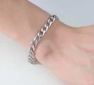 Guys Minimalist Chain Bracelet