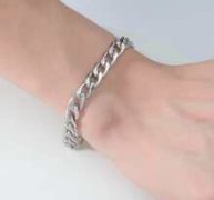 Guys Minimalist Chain Bracelet