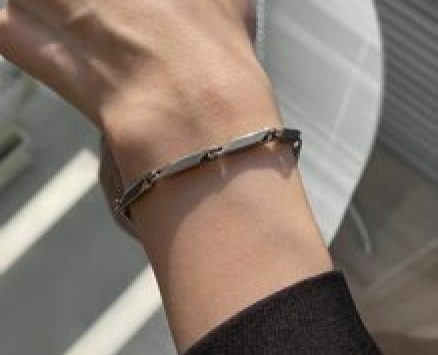 Guys Minimalist Chain Bracelet