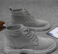 Guys Minimalist Lace-up Combat Boots