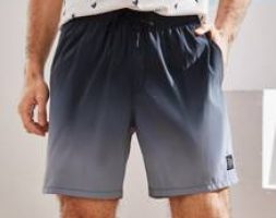 Guys Ombre Drawstring Swim Trunks