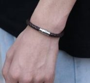 Guys PU Leather Bracelet