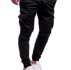 Guys Pocket Patched Drawstring Waist Pants