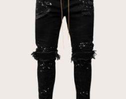Guys Ripped Skinny Jeans