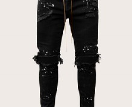 Guys Ripped Skinny Jeans