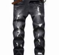 Guys Ripped Zip Fly Jeans