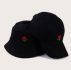 Guys Rose Embroidery Bucket Hat & Baseball Cap