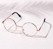 Guys Round Frame Eyeglasses