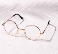 Guys Round Frame Eyeglasses