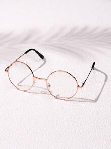 Guys Round Frame Eyeglasses