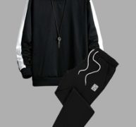 Guys Side Panel Pullover & Drawstring Sweatpants