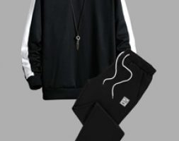 Guys Side Panel Pullover & Drawstring Sweatpants