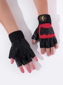 Guys Simple Fingerless Gloves