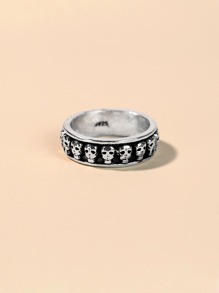 Guys Skull Decor Ring