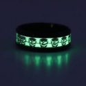 Guys Skull Design Luminous Ring