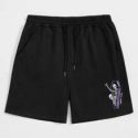 Guys Skull Graphic Drawstring Shorts