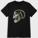 Guys Skull Rainbow Print Tee