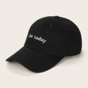 Guys Slogan Embroidery Baseball Cap