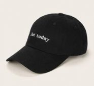 Guys Slogan Embroidery Baseball Cap