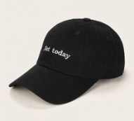 Guys Slogan Embroidery Baseball Cap