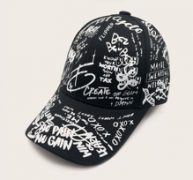 Guys Slogan Graphic Baseball Cap