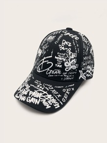 Guys Slogan Graphic Baseball Cap