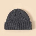 Guys Solid Knit Beanie