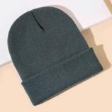 Guys Solid Knitted Hat