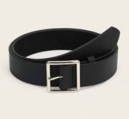 Guys Square Metal Buckle Belt
