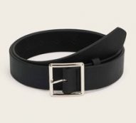 Guys Square Metal Buckle Belt
