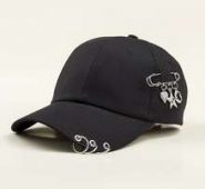 Guys Star & Heart Charm Baseball Cap