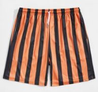 Guys Striped Drawstring Shorts