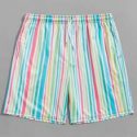 Guys Striped Drawstring Shorts