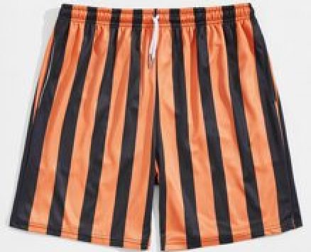Guys Striped Drawstring Shorts