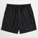 Guys Striped Drawstring Shorts 7”