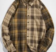Guys Tartan Button Front Shirt