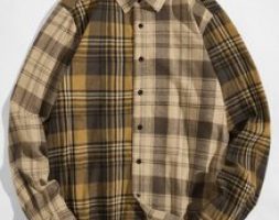 Guys Tartan Button Front Shirt