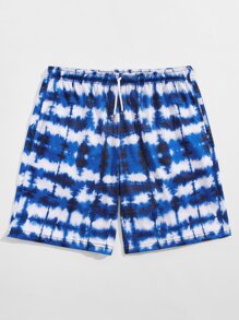 Guys Tie Dye Drawstring Shorts