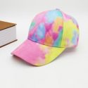 Guys Tie Dye Print Baseball Cap