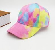 Guys Tie Dye Print Baseball Cap