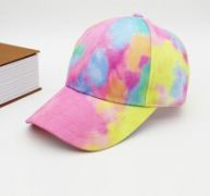 Guys Tie Dye Print Baseball Cap