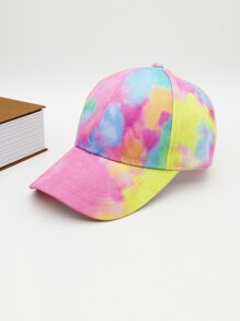 Guys Tie Dye Print Baseball Cap