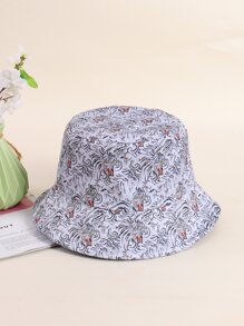 Guys Tiger Pattern Bucket Hat