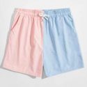 Guys Two Tone Drawstring Shorts 5”