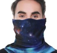 Guys Universe Pattern Sun Protection For The Face