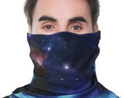 Guys Universe Pattern Sun Protection For The Face