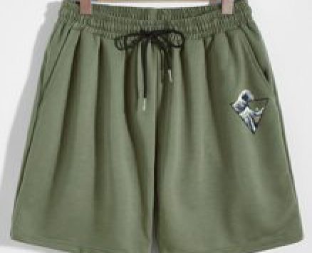 Guys Wave Print Shorts