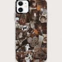 Halloween Cartoon Graphic Phone Case