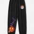 Halloween Cartoon Graphic Sweatpants